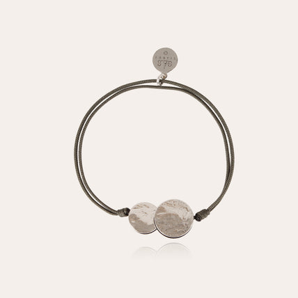 Platinarmband, großes Modell, versilbert