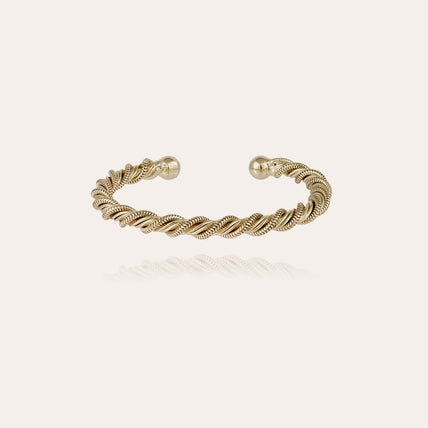 Breites, vergoldetes „Torride“-Armband