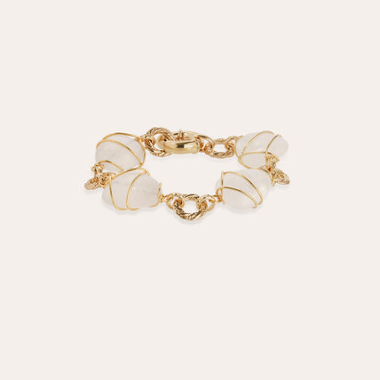 Armband „Rainbow Multi“ in Gold – Bergkristall
