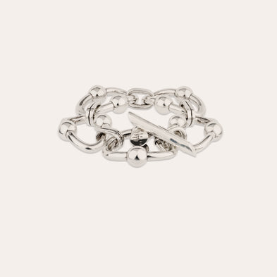 Bracelet Rivage très grand modèle argenté
