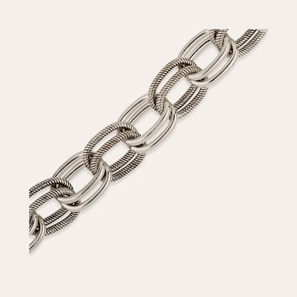 Collar Bell plateado