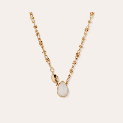 Collar Billy dorado - Cristal