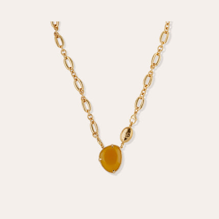 Collar Billy dorado - Calcita amarilla