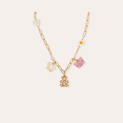 Collier Capucine enfant doré