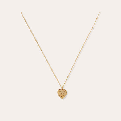 Collier Coeur doré