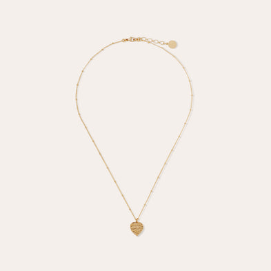 Collier Coeur doré
