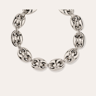 Collar Cophea plateado