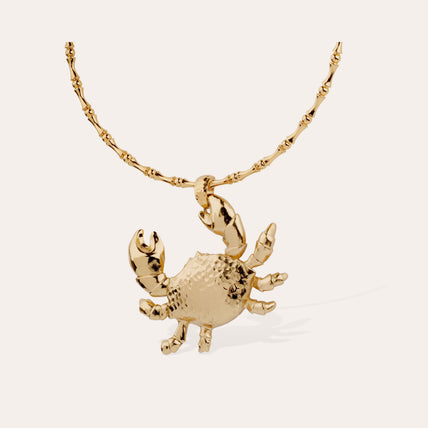 Collar Bambou Krabe dorado