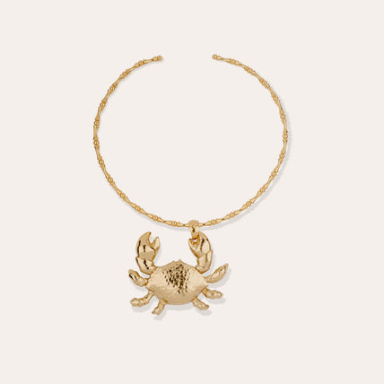 Collar Bambou Krabe dorado