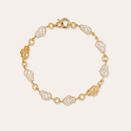 Collar Rainbow Biwa dorado