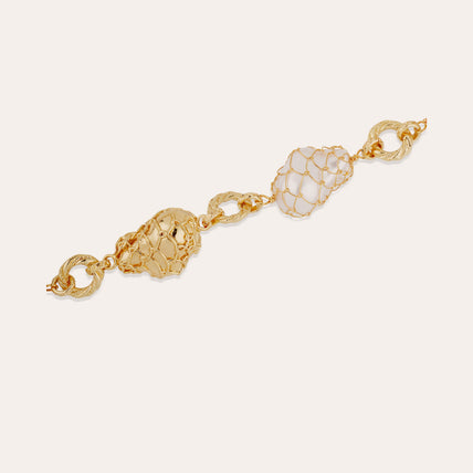 Collar Rainbow Biwa dorado