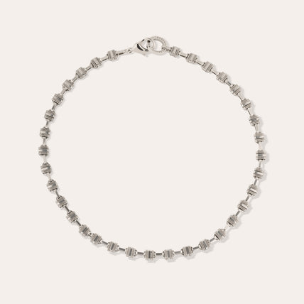 Collar Rayl plateado