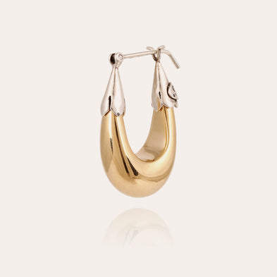 Pendientes «Écume» de small size , bicolor y dorados