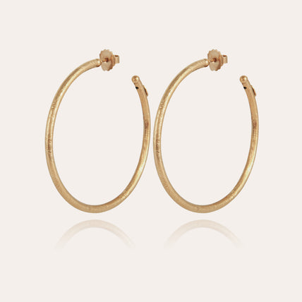 Pendientes de aro Maori « Large size » dorados