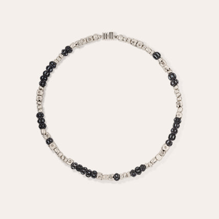 Collar Sacha plateado