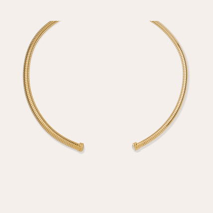 Halskette „Antigone“ in Gold – Weißes Perlmutt