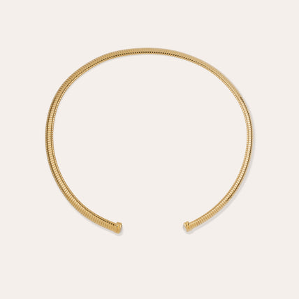 Halskette „Antigone“ in Gold – Weißes Perlmutt