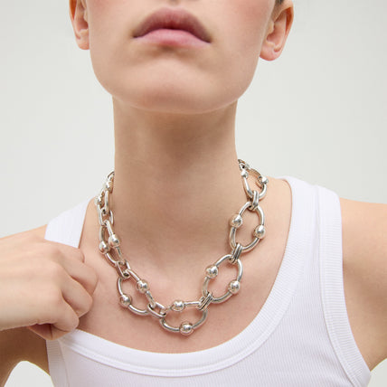 Collar Rivage «très- Large size » plateado