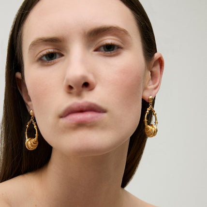 Maranzana Mini-Ohrringe in Gold