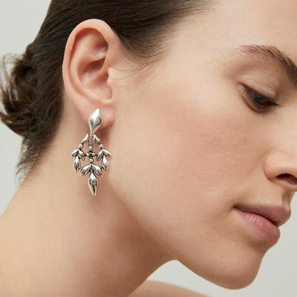 Pendientes Olea « small size » en plata