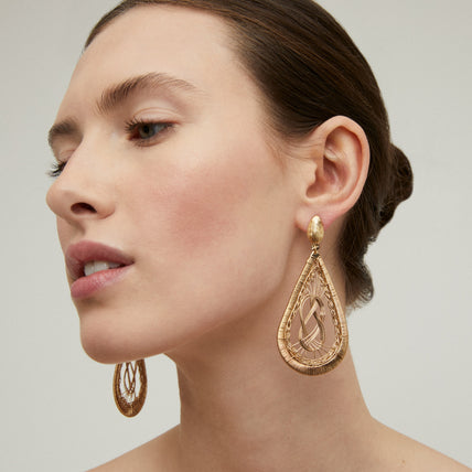 Pendientes Tojo Filea dorados