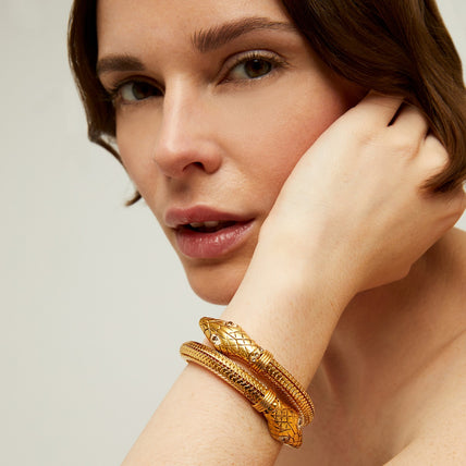 Pulsera Cobra dorada