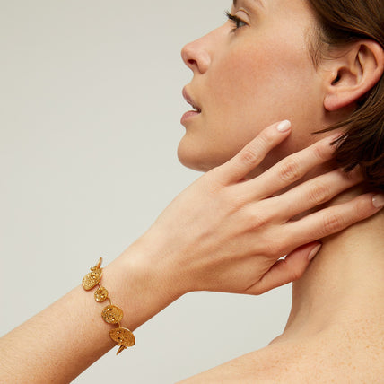 Pulsera Eclipse dorada