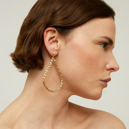 Goldene Bibi-Liane-Ohrringe