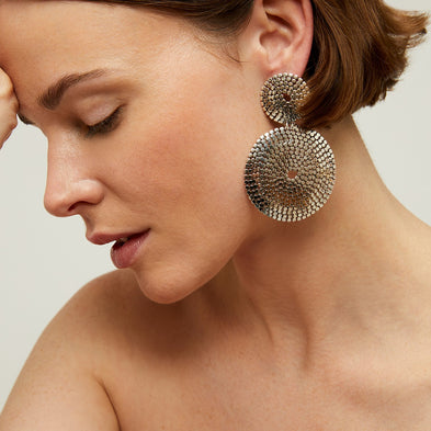 Lucky Wave Silver Earrings