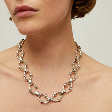 Collar Rivage plateado