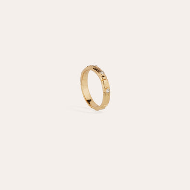 Bague Bambini strass dorée