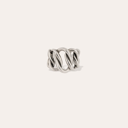 Anillo Bronx plateado