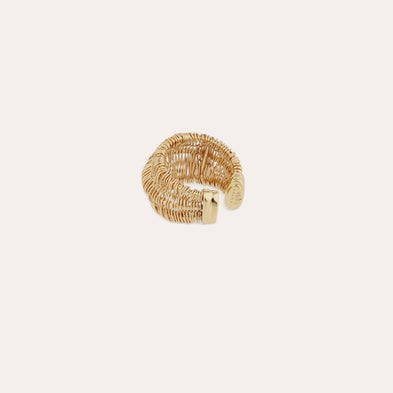 Goldfarbener Izzia Filea-Ring