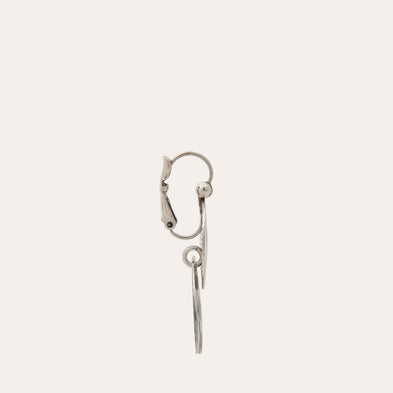 Boucles d'oreilles Very Diva double petit modèle argentées