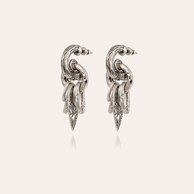 Boucles d'oreilles Lizza argentées