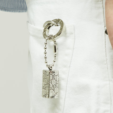 Llavero Cage Bozart plateado
