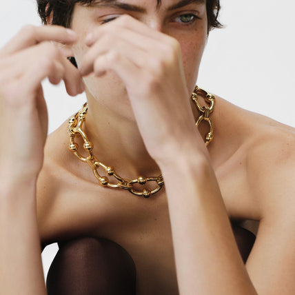 Collar Rivage « Large size » dorado
