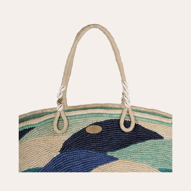 Sac panier Les Salins raphia