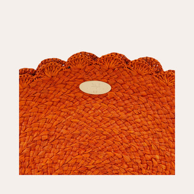 Sun Raffia Clutch Bag