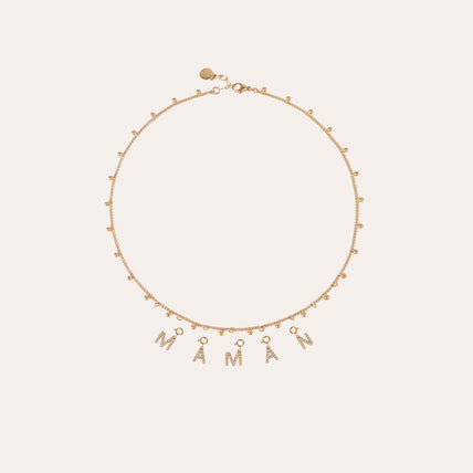 Collier Lucce doré - à personaliser