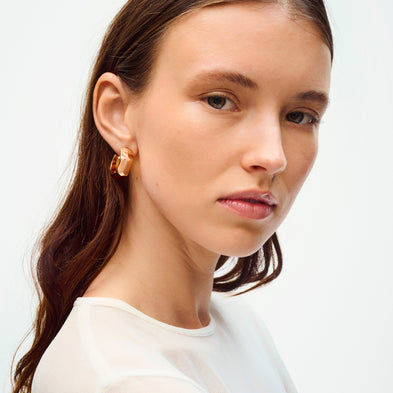 Boucles d'oreilles créoles Mila dorées