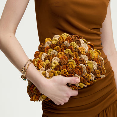 Sun Sirena Clutch aus Raffia