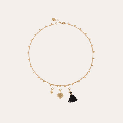 Charms pendentif Pompon doré