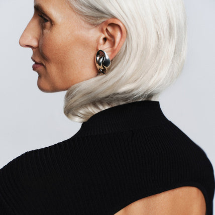 Cophea Silver Stud Earrings