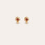 Amarante Mini Gold Amarante Stud Earrings - Carnelian
