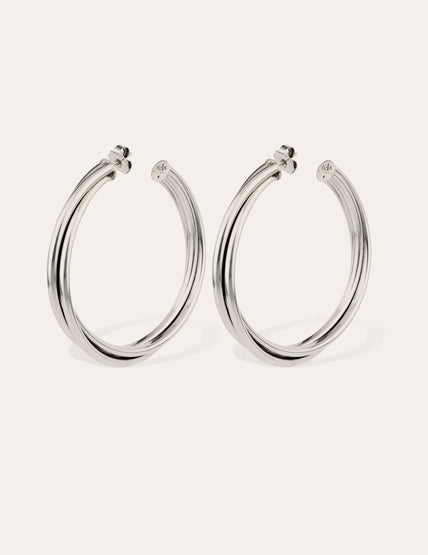 Boucles d'oreilles créoles Atik grand modèle