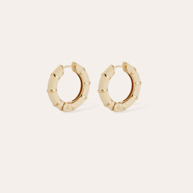 Pendientes Bambou con esmalte mini