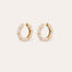 Pendientes Bambou con esmalte mini