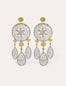 Boucles d'oreilles Fanfaria raphia