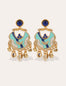 Boucles d'oreilles Havana émail